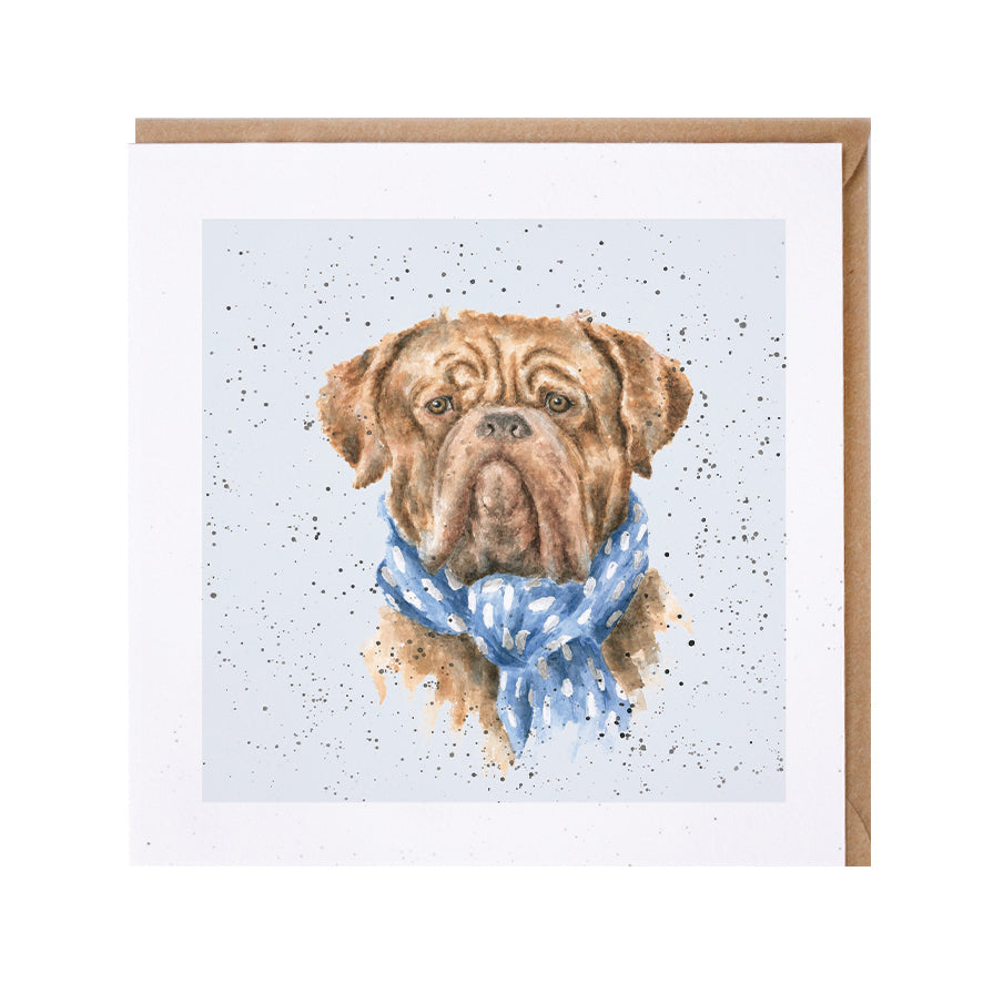 Wrendale Dogue de Bordeaux Dog Greetings Card
