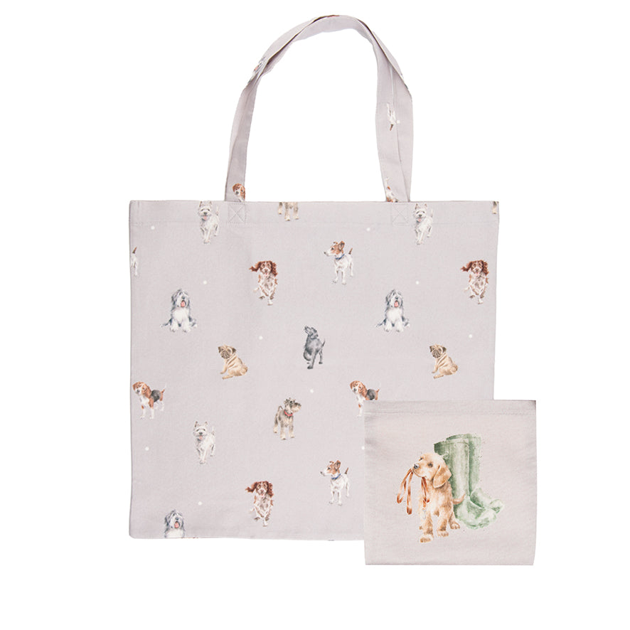 Wrendale Foldable Dog Shopping Bag