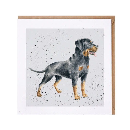 Wrendale Rottweiler Dog Greetings Card