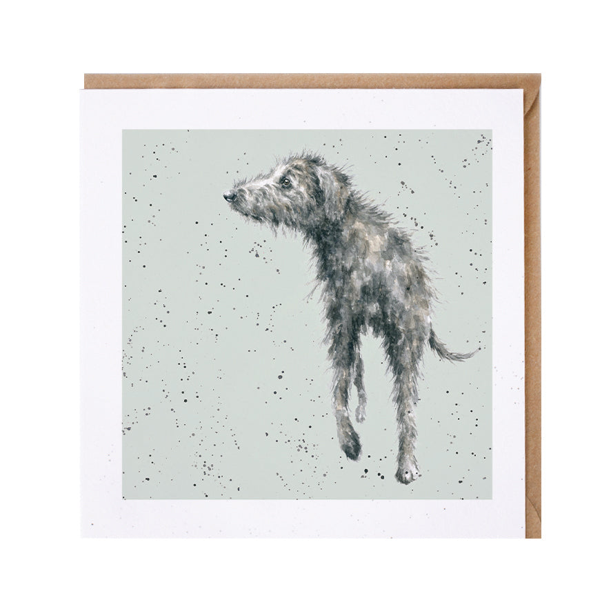 Wrendale Lurcher Dog Greetings Card