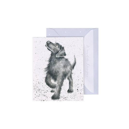 Wrendale Designs 'Walkies' Dog Mini Greetings Card