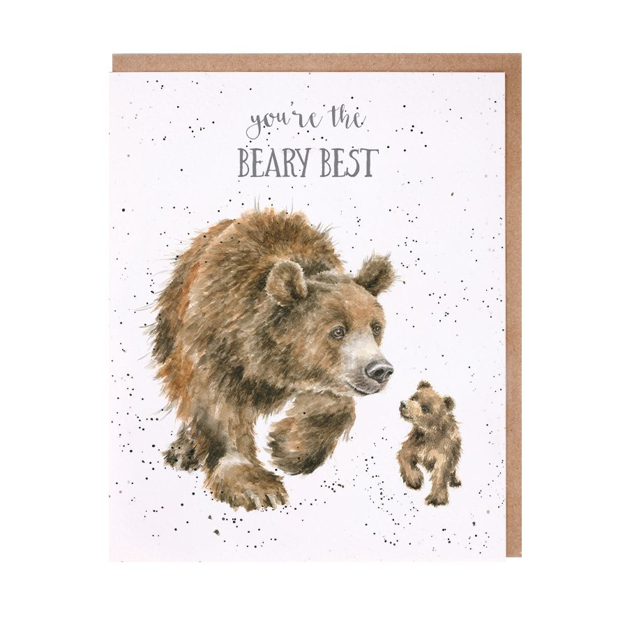 Wrendale 'Beary Best' Greetings Card