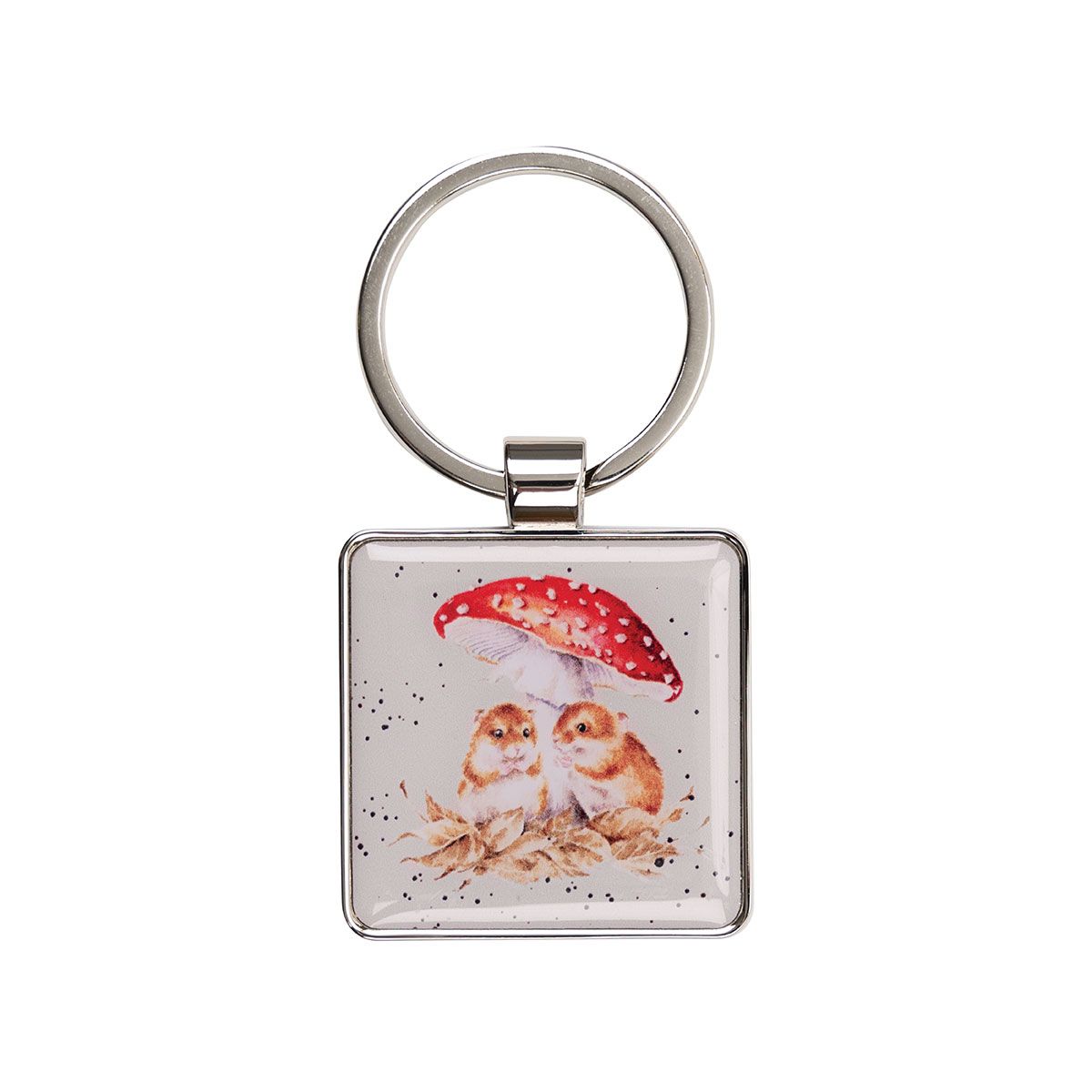 Wrendale Mushroom in My Heart Mouse Keyring