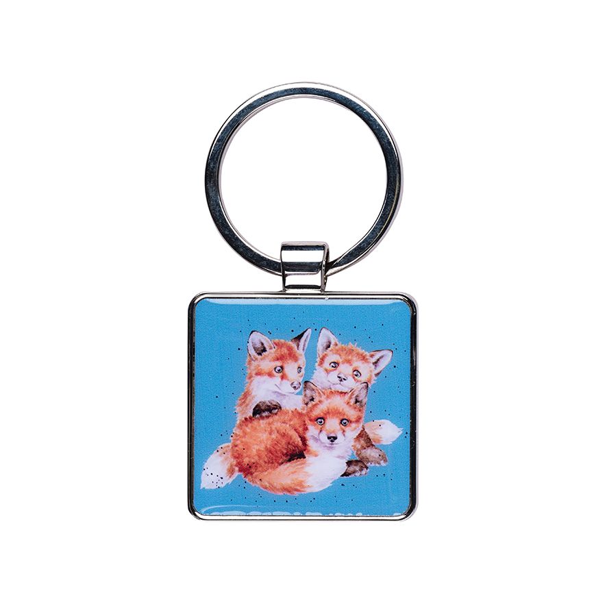 Wrendale Snug as a Cub Fox Keyring