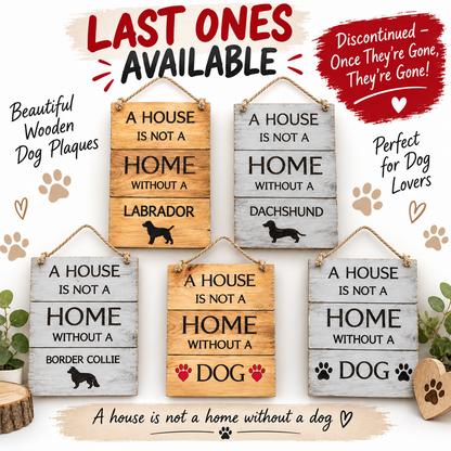 Wooden Dog Plaques – Clearance – Last Ones Available