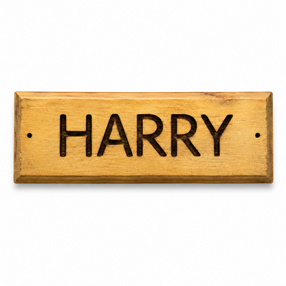 Personalised Wooden Kids Door Sign – Custom Name Plaque