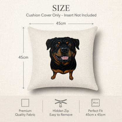 Rottweiler Cushion Cover