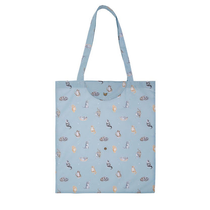 Wrendale Foldable Cat Shopping Bag