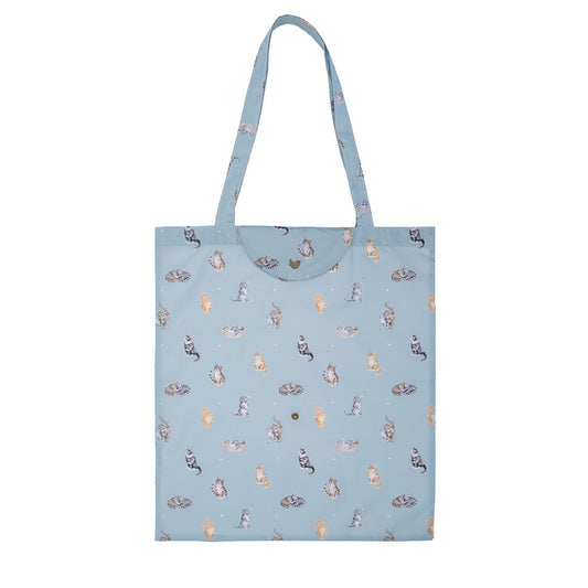 Wrendale Foldable Cat Shopping Bag