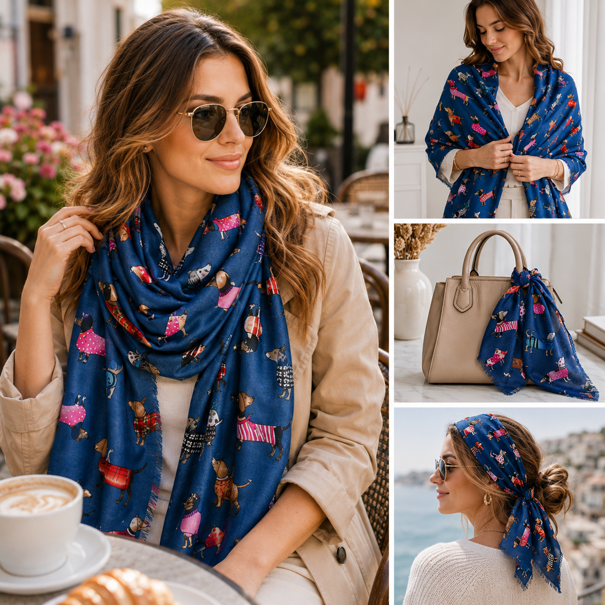 Large Dachshund Dog Scarf