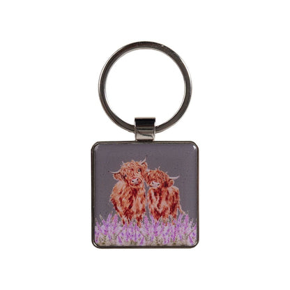 Wrendale Gentle Giants Highland Cow Keyring