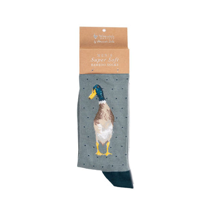 Wrendale Guard Duck Men's Bamboo Socks