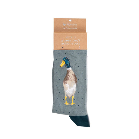 Wrendale Guard Duck Men's Bamboo Socks