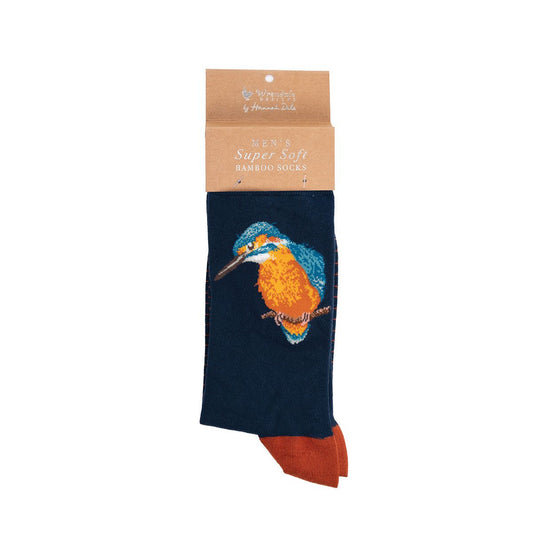 Wrendale Kingfisher Men's Bamboo Socks
